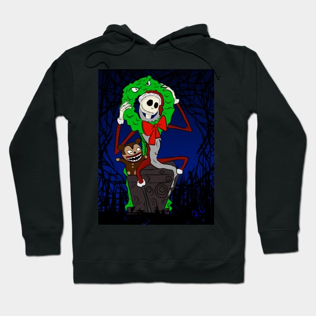 Nightmare Before Christmas Hoodie by RG Illustration